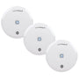 Homematic IP Smart Home 3er-Set Wassersensor, 151694A0. Drei weiße Sensoren mit Metallsonden zur Leckageerkennung.