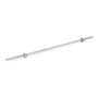 Amazon Basics Langhantelstange 152 cm, verchromt, 2,5 cm Durchmesser, Stahl mit geriffelten Griffzonen