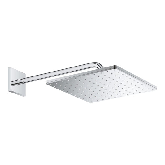 GROHE Rainshower 310 Mono Cube Kopfbrauseset - 422mm Chrom. Kubische Chrom-Kopfbrause für Regendusche.