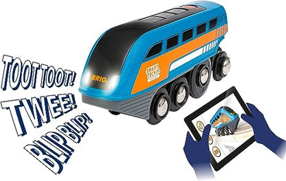 BRIO World 33977 Smart Tech Sound Deluxe Eisenbahn Set