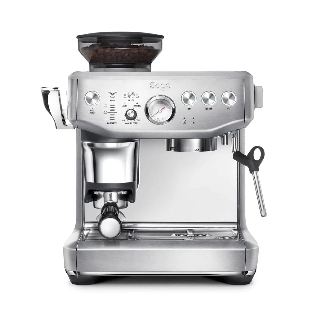 Sage The Barista Express Impress Espressomaschine mit Mahlwerk aus gebürstetem Edelstahl