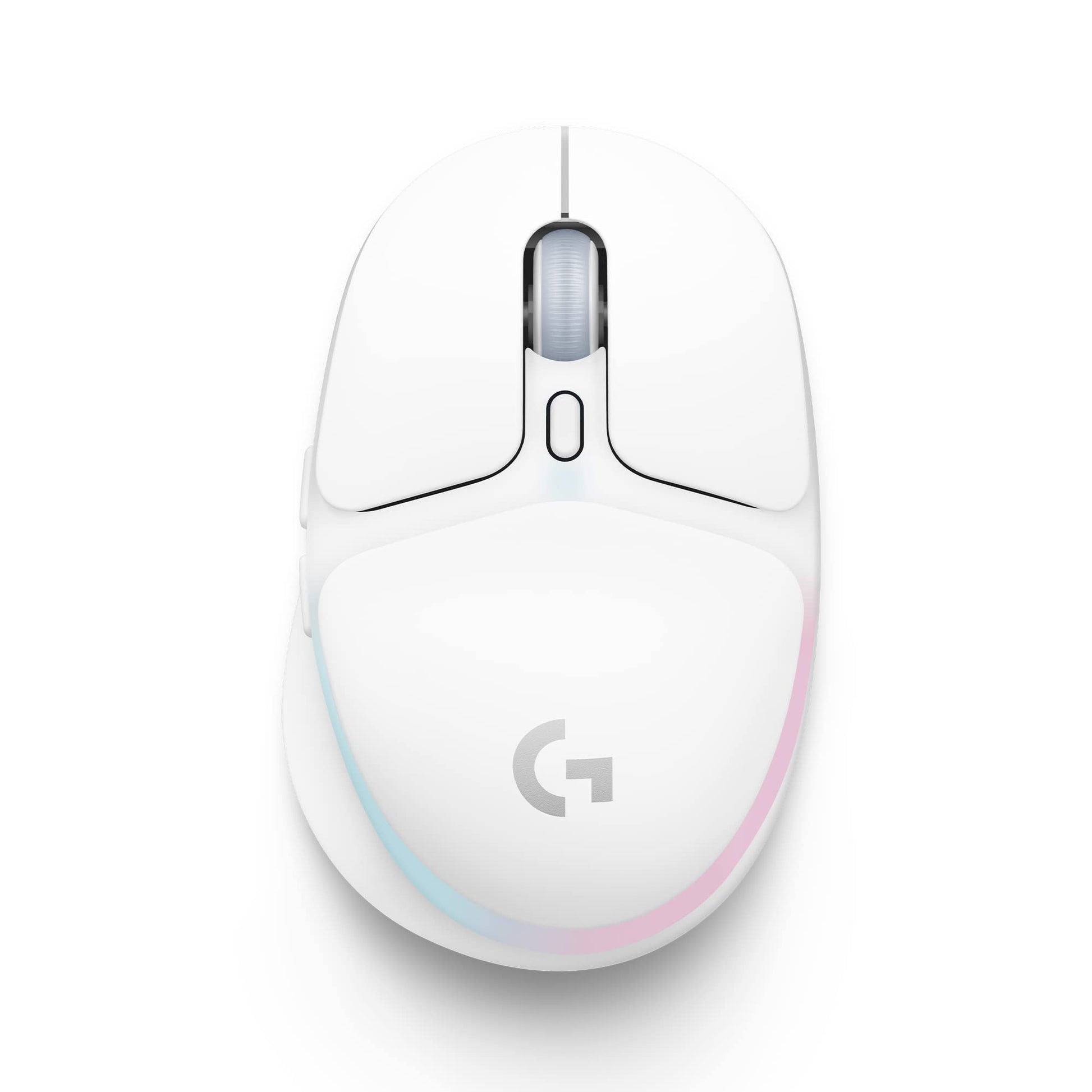 Logitech G705 LIGHTSYNC RGB kabellose Gaming-Mouse - Weiss, ergonomisch geformt, für präzises Gaming.