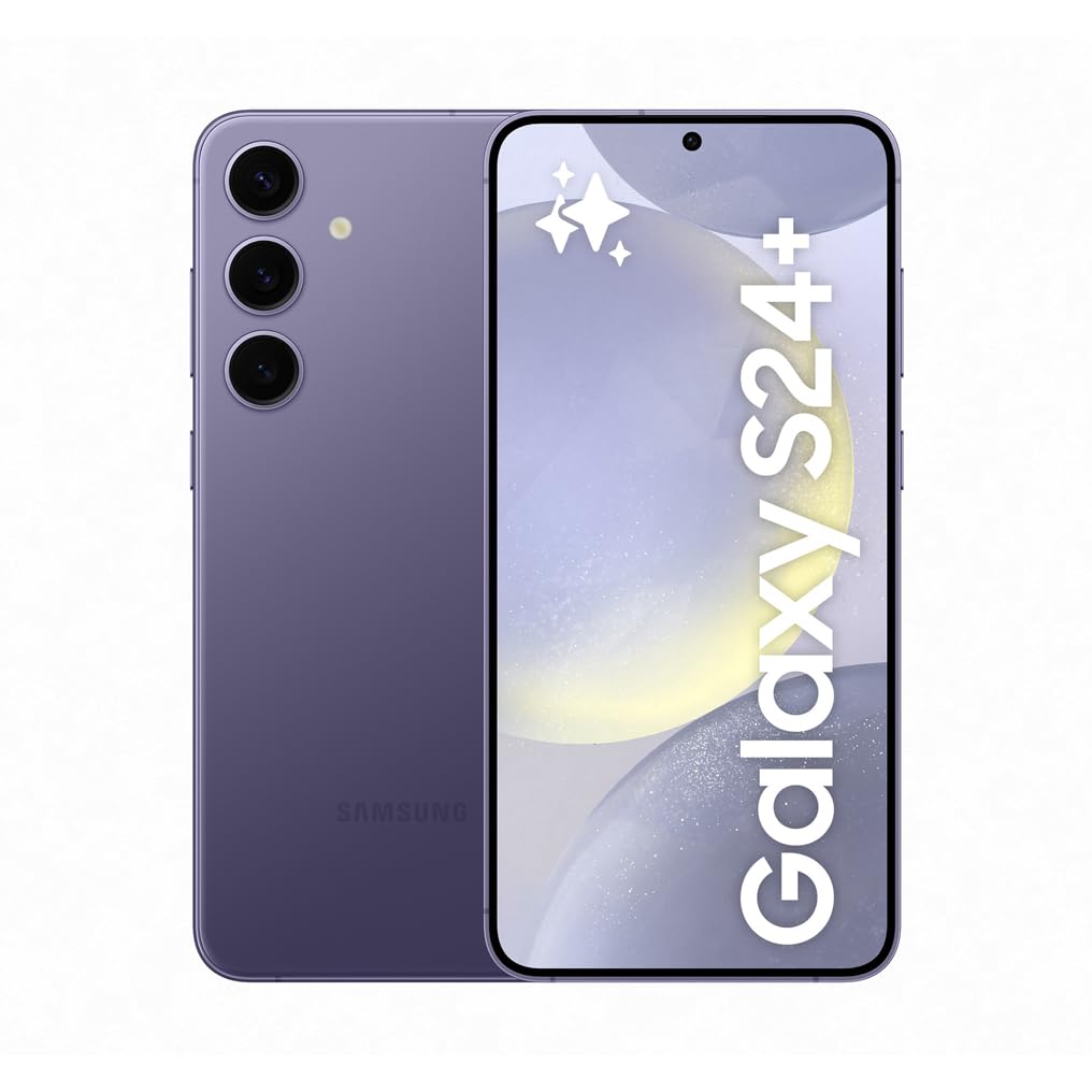 Samsung Galaxy S24+ AI Smartphone 256 GB Cobalt Violet – Android-Handy mit 50-MP-Kamera und QHD+-Display
