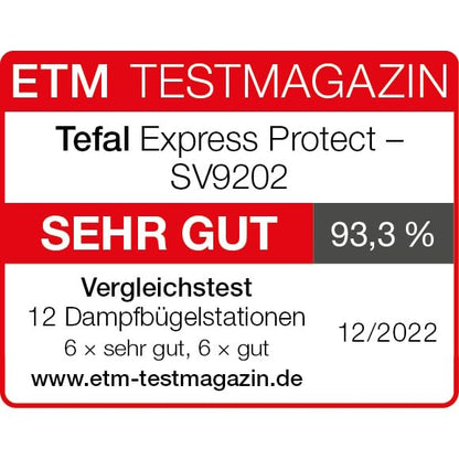 Tefal Express Protect Dampfbügelstation - SV9202 weiss/blau