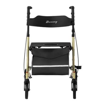 Uniprodo UNI_ROLL_04 F Rollator Leichtgewicht faltbar champagne