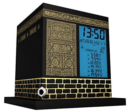 MIRAC Kabe Ezan Saati – Digitale Azan Gebetsuhr mit Kaaba Design