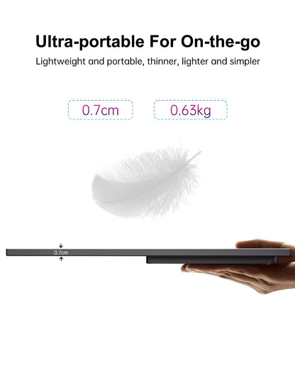 HGFRTEE 14 Zoll WUXGA Tragbarer Monitor IPS Touchscreen