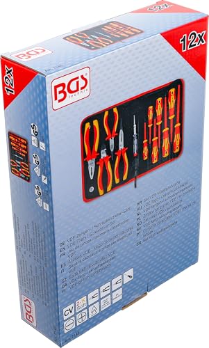 BGS VDE Zangen- und Schraubendreher-Satz – 12-teilig