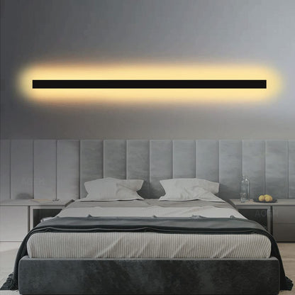 Wandleuchte Villa LED Aussen/Innen IP65 – Schwarz 80cm Warmweiss