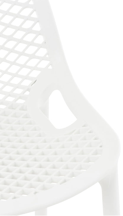 CLP Barhocker Air aus Kunststoff, 75cm Sitzhöhe - Weiss