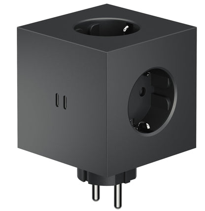 Avolt Square 2 Design Mehrfachsteckdose USB-C - Schwarz