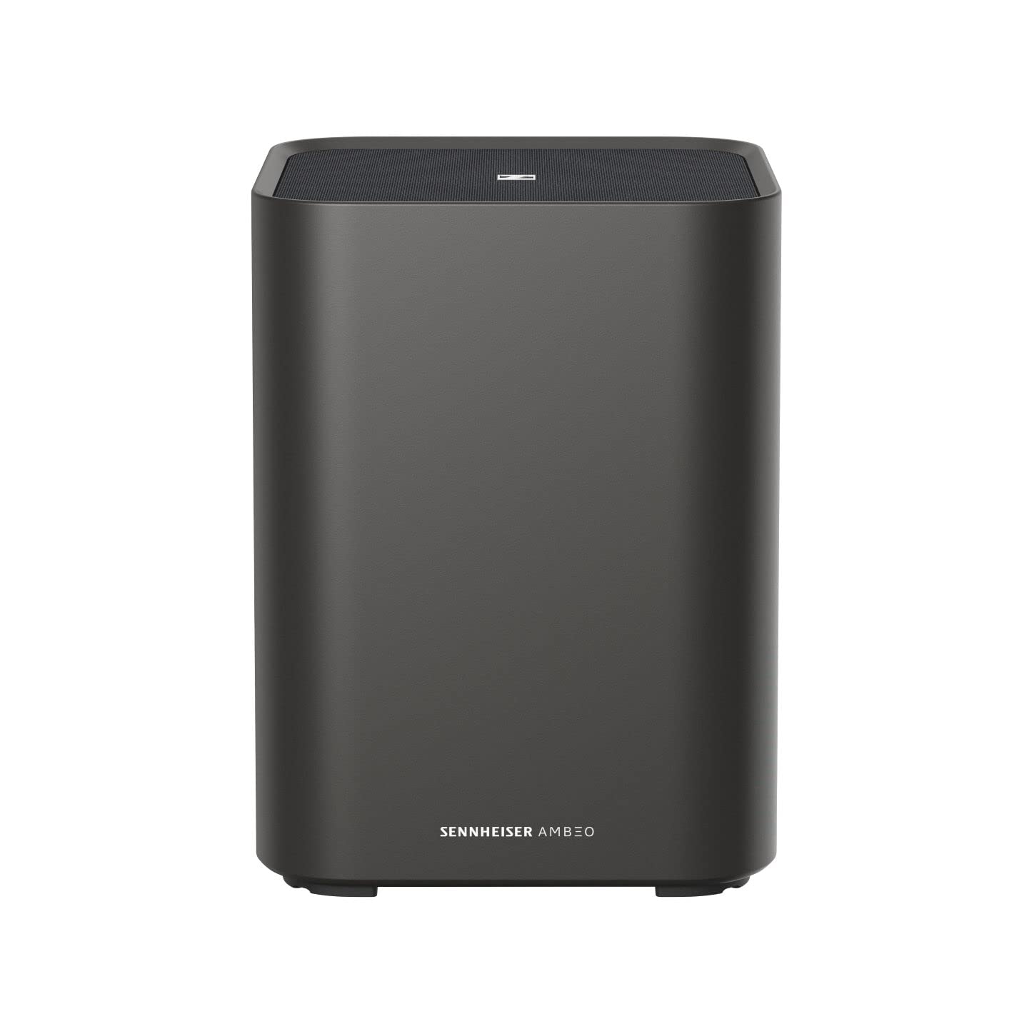 Sennheiser AMBEO Sub Soundbar-Subwoofer Schwarz, kubischer Aktiv-Subwoofer für tiefe Bässe und optimierten Raumklang mit Soundbars.