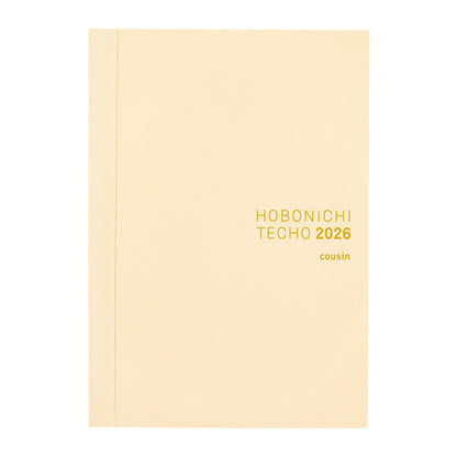 Hobonichi Techo 2026 Cousin Book Planner - A5, English, Jan Start