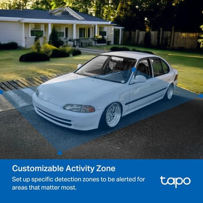 Tapo C52A Aussenkamera 360° 2K 4MP Starlight Nachtsicht