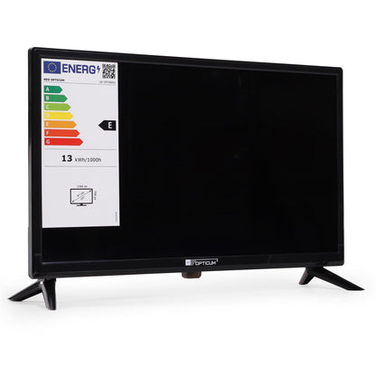 RED OPTICUM LED TV 19 Zoll Camping Fernseher 12V/230V Triple Tuner