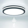 LEZOE LED Deckenleuchte mit Bewegungsmelder, rund, Ø 26 cm, für Bad und Feuchträume