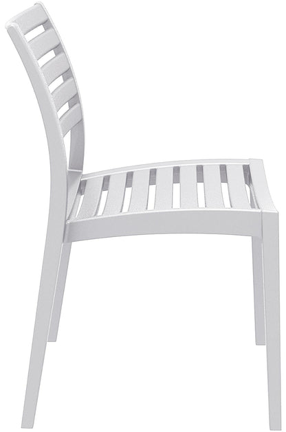 CLP Gartenstuhl Ares I Stapelstuhl Kunststoff wetterfest weiss