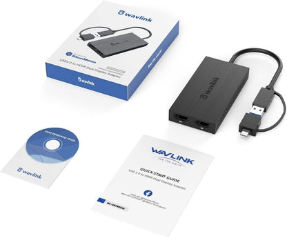 WAVLINK USB-C / USB 3.0 HDMI Dual Monitor Grafikadapter