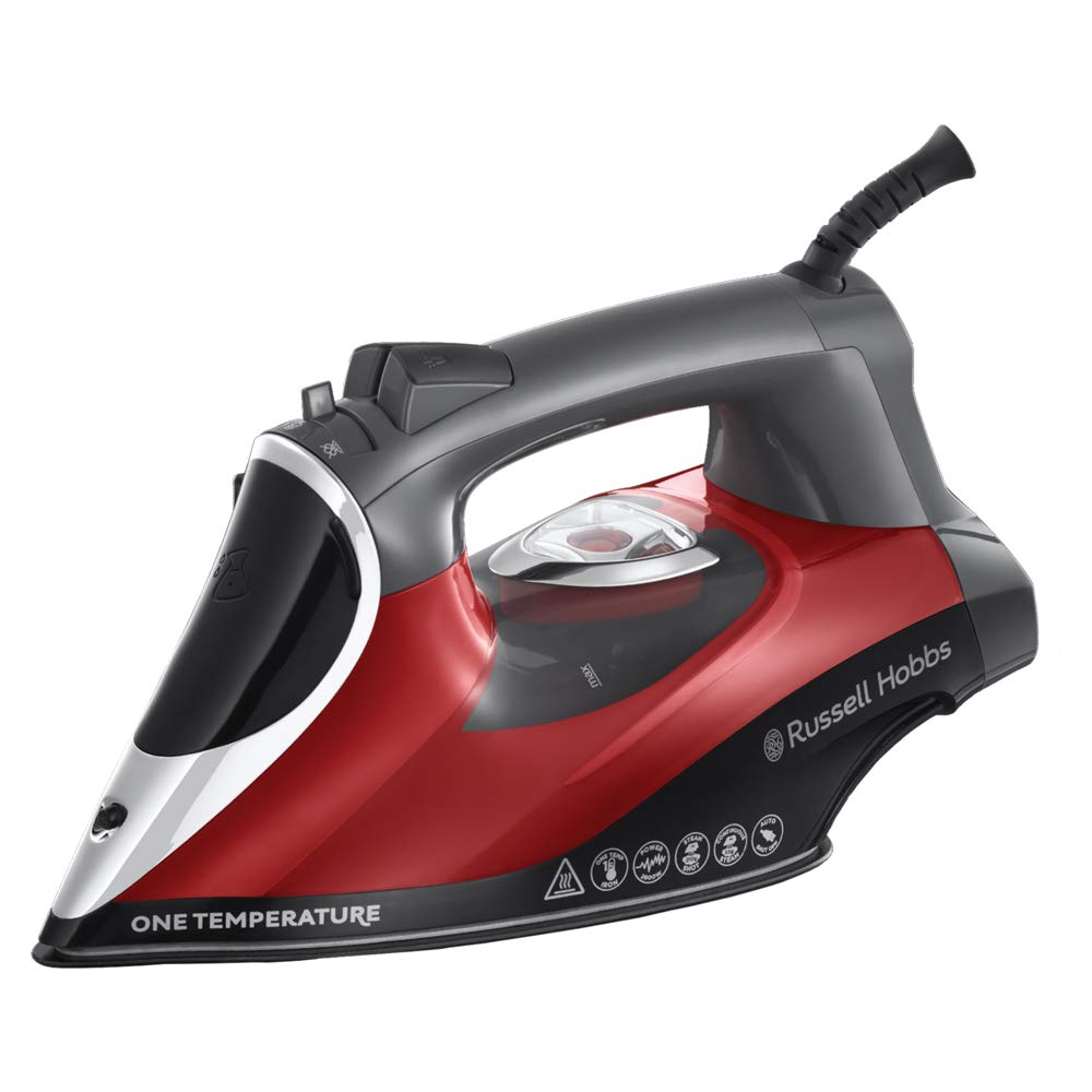 Russell Hobbs Dampfbügeleisen One Temperature 25090-56, 2600 W mit Keramik-Turmalin-Bügelsohle