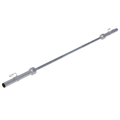 GORILLA SPORTS Langhantelstange - Olympia 50mm 220cm. Lange, silberne Stange für 50mm Olympia-Gewichtsscheiben beim Krafttraining.