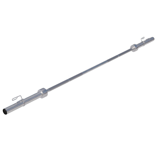 GORILLA SPORTS Langhantelstange - Olympia 50mm 220cm. Lange, silberne Stange für 50mm Olympia-Gewichtsscheiben beim Krafttraining.