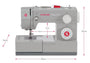 Singer Heavy Duty 4423 Nähmaschine mit 23 Stichen und Freiarm