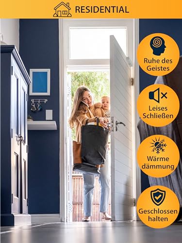 NAPOLEON N-1000 Automatischer Türschliesser Grösse 3 - Silber