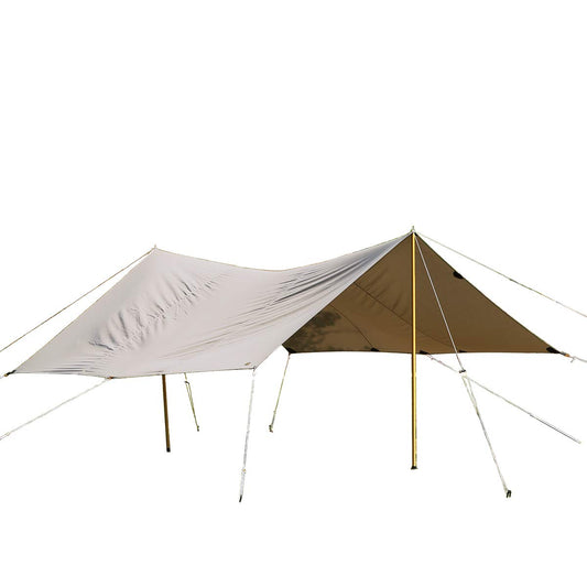 Tatonka Tarp 1 TC Zeltplane Wasserdicht 425x445 cm Beige. Rechteckige Plane in Beige. Dient als vielseitiger Regenschutz oder Unterstand.