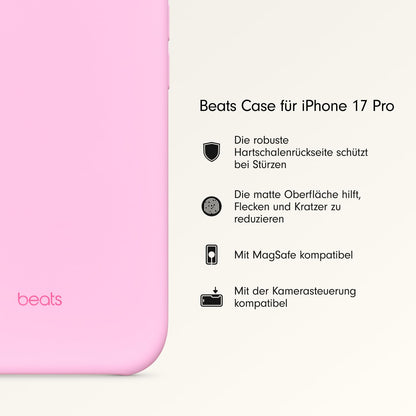 Beats iPhone 17 Pro Case MagSafe mit Kamerasteuerung - Kieselrosa