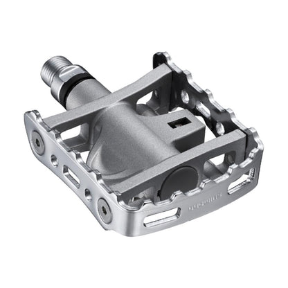 Shimano PDM-324 Fahrradpedale SPD mit Cleats, silber