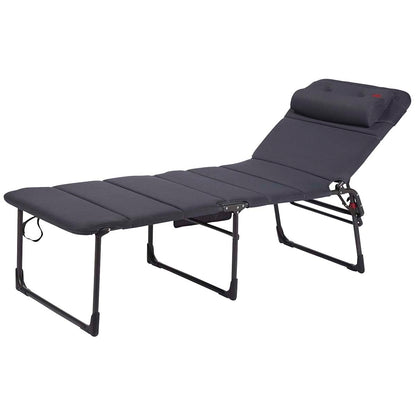 Crespo AP363 XL Air Deluxe Sonnenliege Alu - Grau