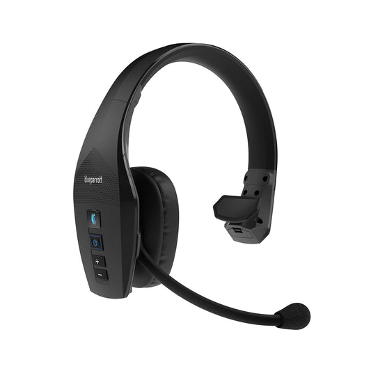 Jabra BlueParrott B650-XT Bluetooth Mono-Kopfhörer: Schwarzes Mono-Headset mit Mikrofonarm für professionelle Freisprechkommunikation.