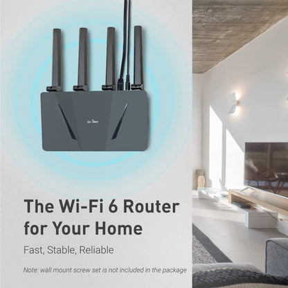 GL.iNet GL-AX1800 (Flint) WiFi 6 Dual Band Gigabit Router