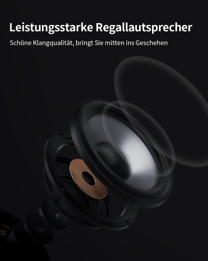 ANGELS HORN vintage Plattenspieler Bluetooth – externe Lautsprecher