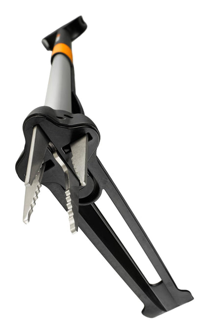 Fiskars Smart-Fit Teleskop-Unkrautstecher Schwarz/Orange