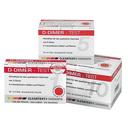 CLEARTEST D-Dimer 6690862 Schnelltest - 10er Pack