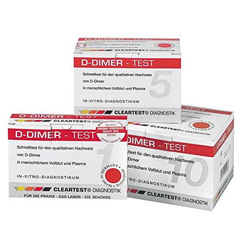 CLEARTEST D-Dimer 6690862 Schnelltest - 10er Pack