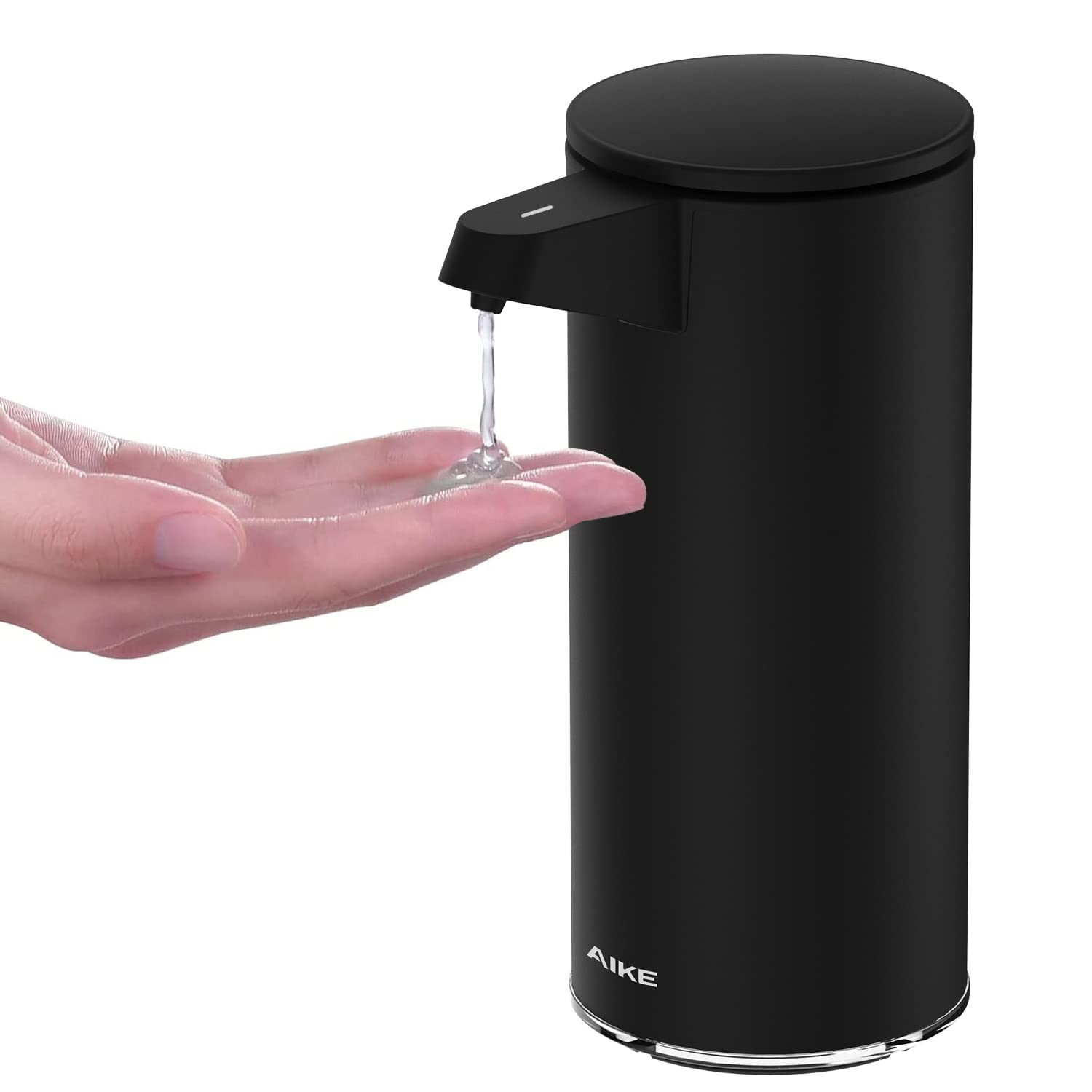 AIKE AK1333 Seifenspender automatisch, Edelstahl, Sensor, 280 ml mit gebürstetem Gehäuse