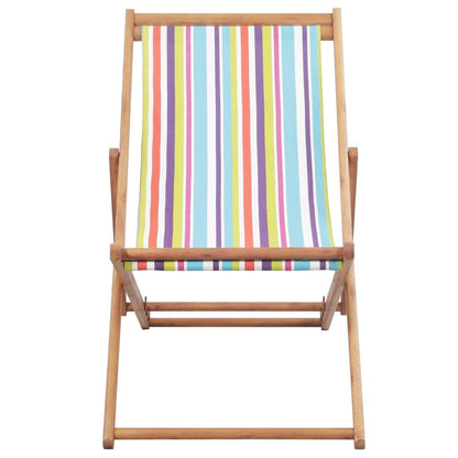vidaXL Holz Strandliege - Mehrfarbige Sonnenliege