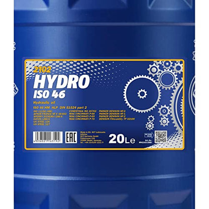 MANNOL Hydro ISO 46 LONGLIFE Hydrauliköl - 20 L