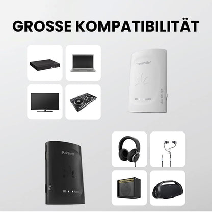 **Avantree Audiplex: Kabelloses Audio Sender Set - Multi-Empfänger**