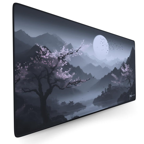 Nyfter Sakura V3 Gaming Mousepad XXL 900x500 mm wellenfrei mit asiatischem Sakura-Design