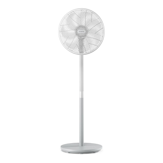 Philips Serie 2000 Standventilator - 2-in-1 Weiss CX2550/00. Weißer Standventilator erzeugt kühlenden Luftstrom für Räume.