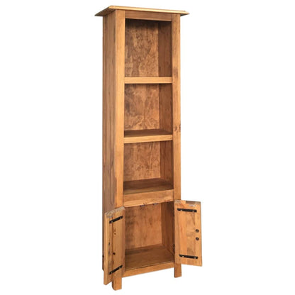 vidaXL Bad Hochschrank Massivholz Kiefer für Badezimmer