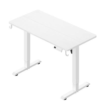 WOLTU Schreibtisch höhenverstellbar elektrisch, 100 x 48 cm, weiss