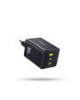 Baseus Enerfill USB-C Ladegerät 100W, 3-Port GaN Netzteil Schwarz mit zwei USB-C-Ports und einem USB-A-Port