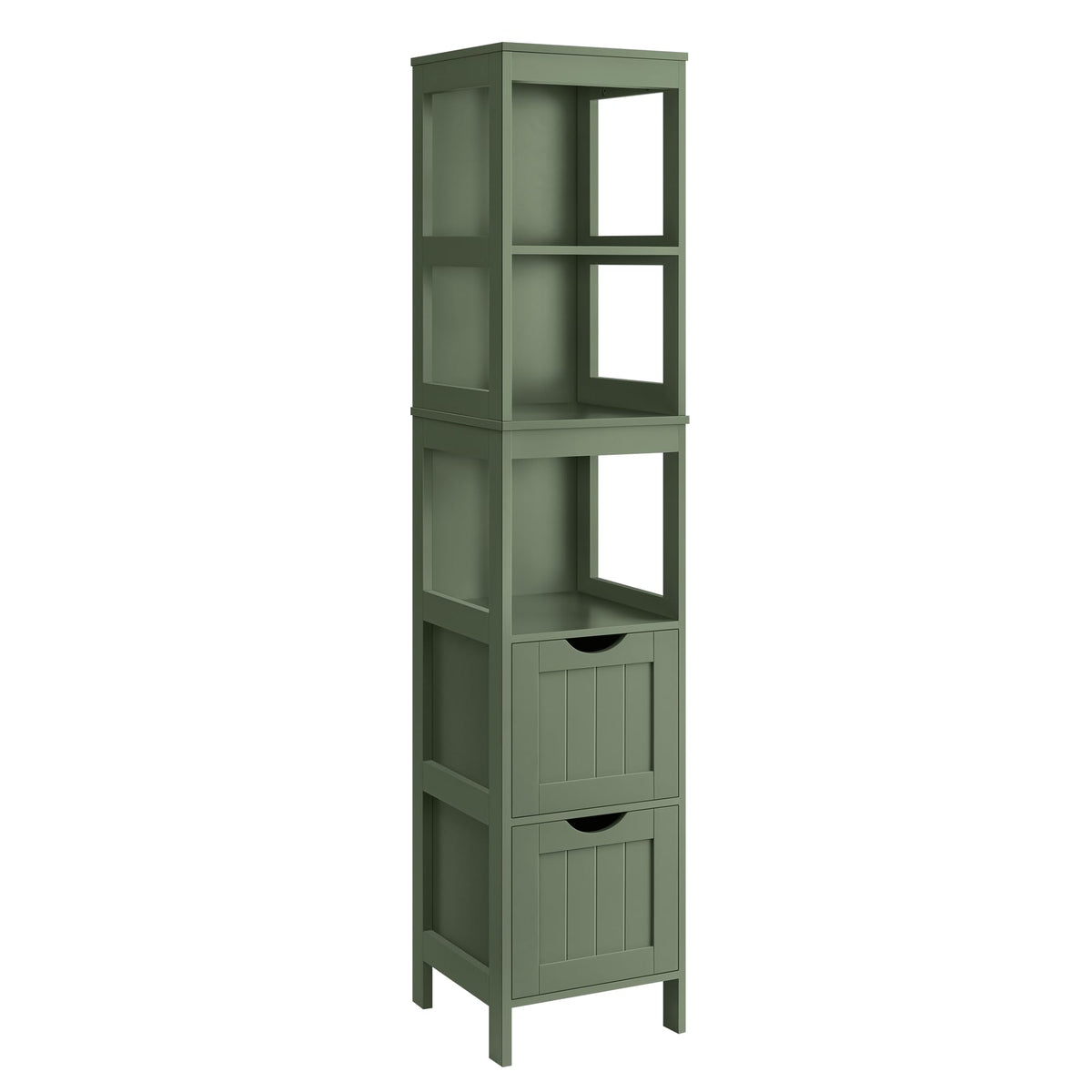 VASAGLE Badezimmerschrank BBC066C01 Waldgrün –