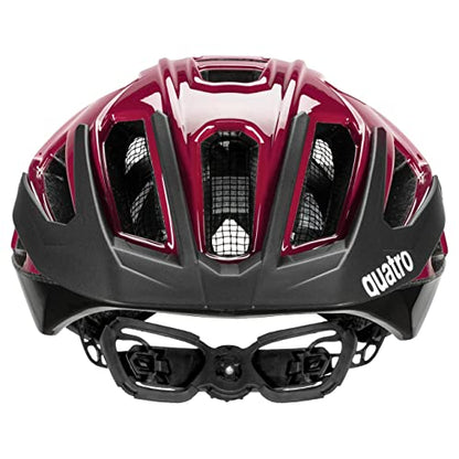 uvex Quatro MTB Helm - Ruby red-Black - 52-57 cm