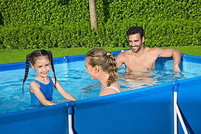 Bestway Steel Pro Frame Pool eckig blau 300x201x66cm ohne Pumpe