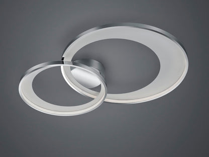 Trio Leuchten Granada 673890206 LED Deckenleuchte Chrom/Weiss